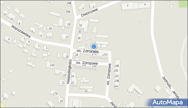 Golczewo, Osiedle Zdrojowe, 17C, mapa Golczewo