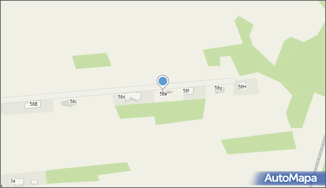 Gorzów, Oświęcimska, 58e, mapa Gorzów