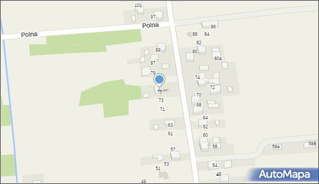 Gorzów, Oświęcimska, 75, mapa Gorzów