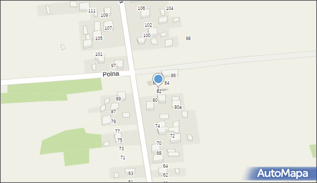 Gorzów, Oświęcimska, 82, mapa Gorzów