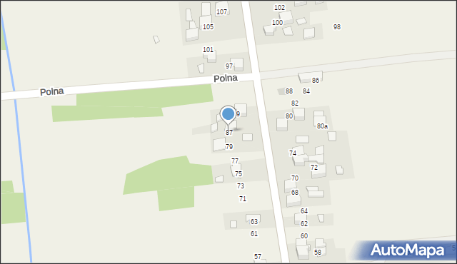 Gorzów, Oświęcimska, 87, mapa Gorzów