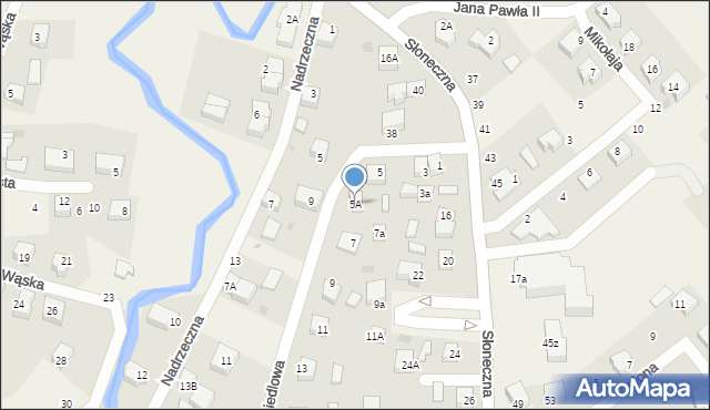 Gościcino, Osiedlowa, 5A, mapa Gościcino