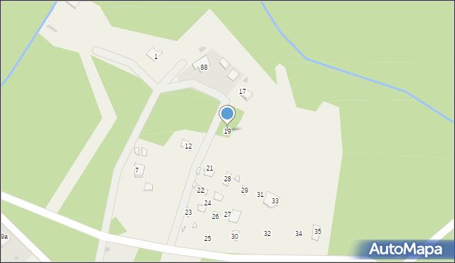 Gościm, Osiedle Soleckie, 19, mapa Gościm