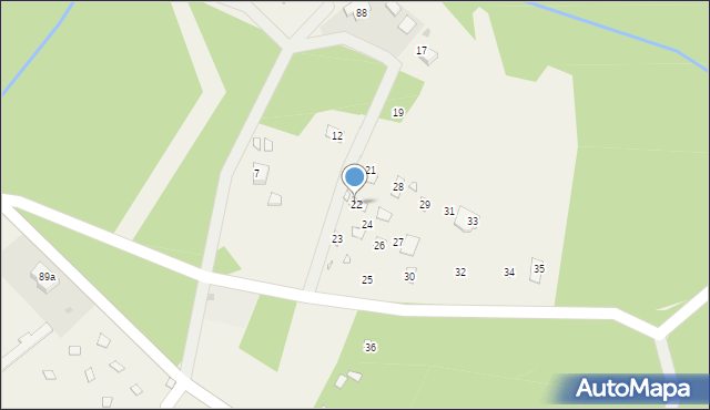 Gościm, Osiedle Soleckie, 22, mapa Gościm