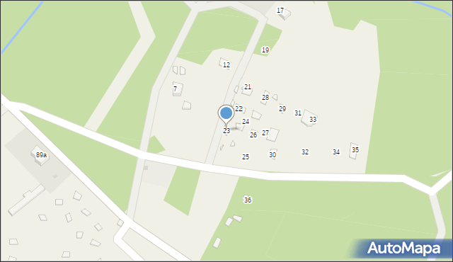 Gościm, Osiedle Soleckie, 23, mapa Gościm