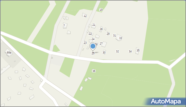 Gościm, Osiedle Soleckie, 25, mapa Gościm