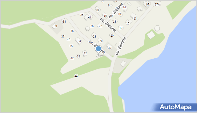 Gościm, Osiedle Zielone, 31, mapa Gościm