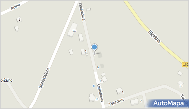 Gościno, Osiedlowa, 7, mapa Gościno