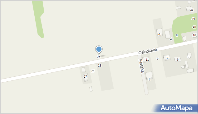Grodzisk, Osiedlowa, 26, mapa Grodzisk