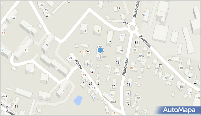 Grodzisk Wielkopolski, Osiedle Wojska Polskiego, 2, mapa Grodzisk Wielkopolski