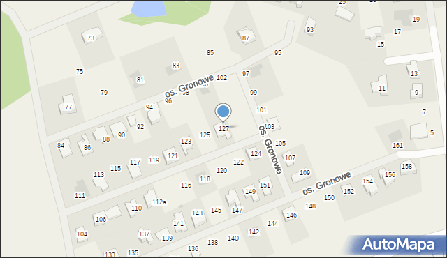 Gronówko, Osiedle Gronowe, 127, mapa Gronówko