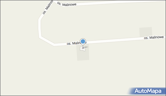 Gronówko, Osiedle Malinowe, 19, mapa Gronówko