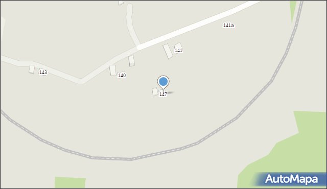 Grybów, Osiedle Biała Wyżna, 147, mapa Grybów