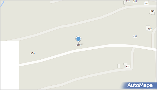 Grybów, Osiedle Biała Wyżna, 455, mapa Grybów