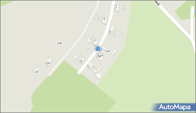 Gryfów Śląski, Osiedle Horyzont, 13a, mapa Gryfów Śląski