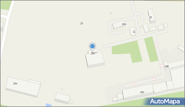 Iwiny, Osiedle II, 29b, mapa Iwiny