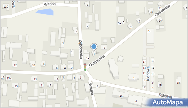 Janków Przygodzki, Ostrowska, 1, mapa Janków Przygodzki