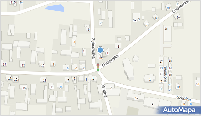 Janków Przygodzki, Ostrowska, 1a, mapa Janków Przygodzki