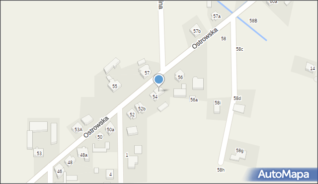 Janków Przygodzki, Ostrowska, 54a, mapa Janków Przygodzki