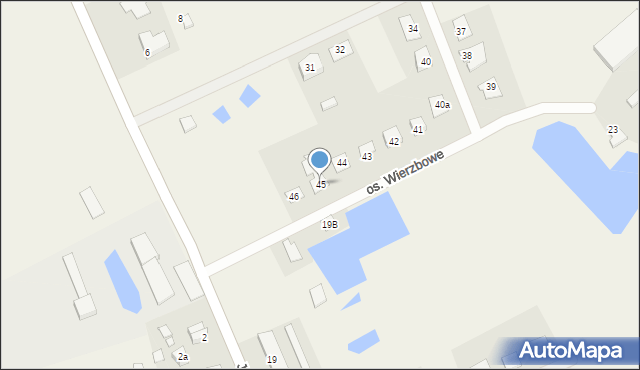 Jankówko, Osiedle Wierzbowe, 45, mapa Jankówko