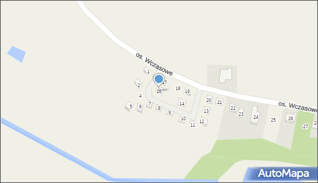 Jankowo Dolne, Osiedle Wczasowe, 16, mapa Jankowo Dolne