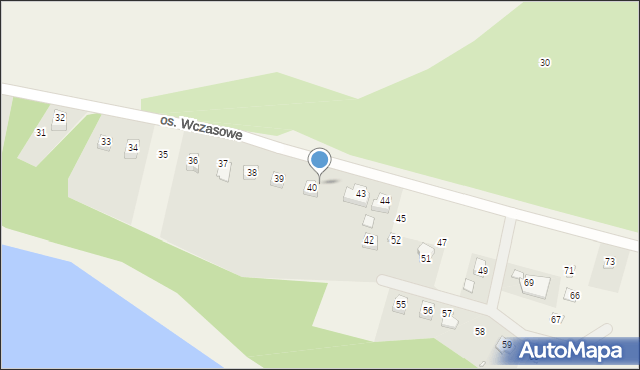 Jankowo Dolne, Osiedle Wczasowe, 41, mapa Jankowo Dolne