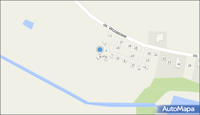Jankowo Dolne, Osiedle Wczasowe, 5, mapa Jankowo Dolne