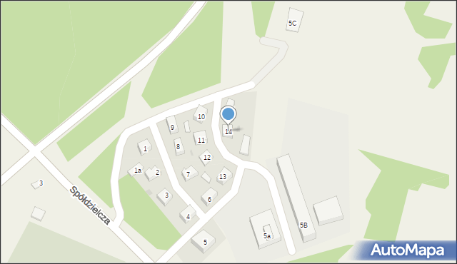Janowiec, Osiedle Szkolne, 14, mapa Janowiec