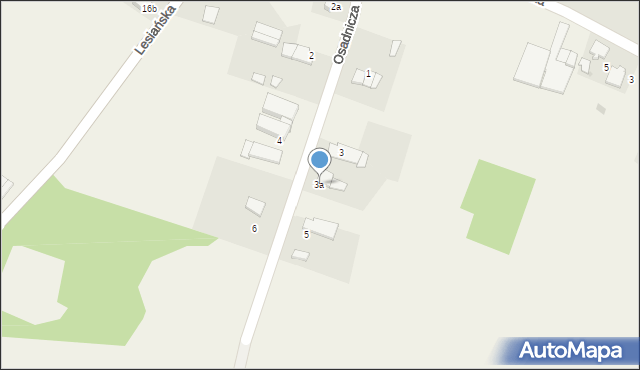 Januszkowice, Osadnicza, 3a, mapa Januszkowice