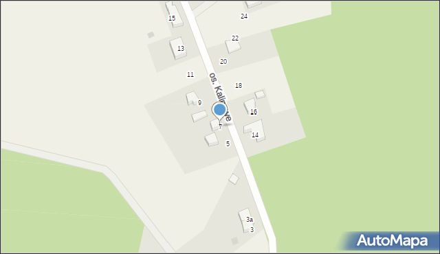 Jaromierz, Osiedle Kalinowe, 7, mapa Jaromierz