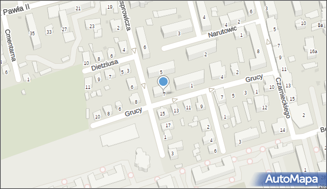 Jarosław, Osiedle Jagiellonów, 7, mapa Jarosławia