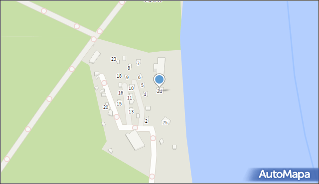 Jastrowie, Ośrodek Wypoczynkowy, 24, mapa Jastrowie