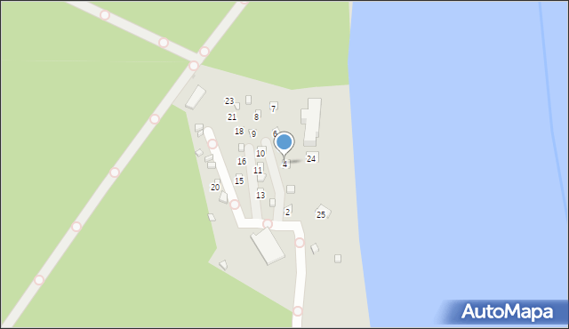 Jastrowie, Ośrodek Wypoczynkowy, 4, mapa Jastrowie