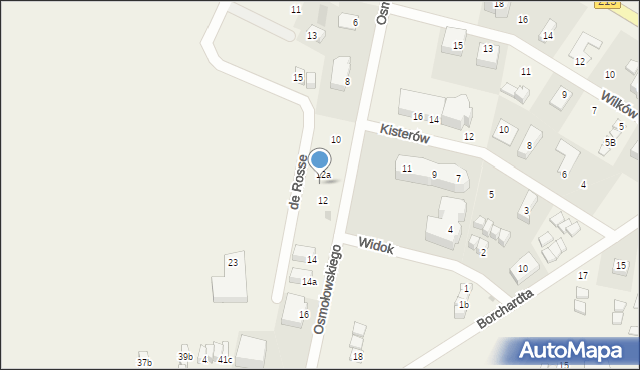 Jastrzębia Góra, Osmołowskiego Jerzego, 12b, mapa Jastrzębia Góra
