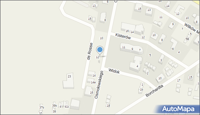 Jastrzębia Góra, Osmołowskiego Jerzego, 12e, mapa Jastrzębia Góra