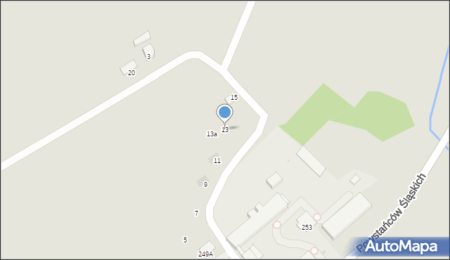 Jastrzębie-Zdrój, Osadników, 13, mapa Jastrzębie-Zdrój