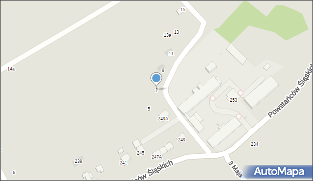 Jastrzębie-Zdrój, Osadników, 7, mapa Jastrzębie-Zdrój