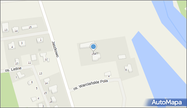 Jaszkowo, Osiedle Warciańskie Pola, 3, mapa Jaszkowo