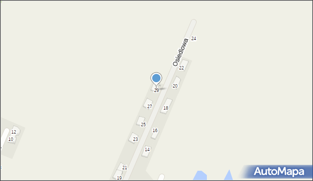 Jaworowa, Osiedlowa, 29, mapa Jaworowa