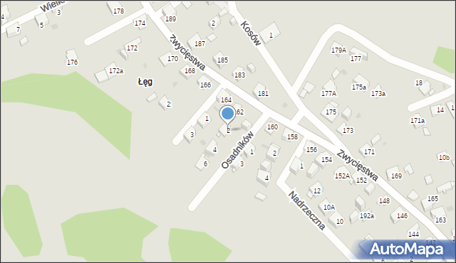 Jaworzno, Osadników, 2, mapa Jaworzno