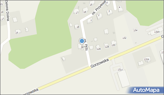 Jenin, Osiedle Przylesie, 19, mapa Jenin