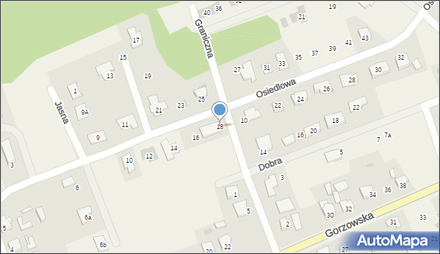 Jenin, Osiedlowa, 18, mapa Jenin