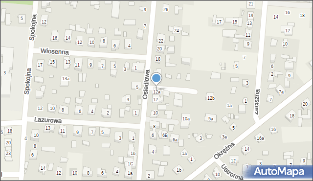 Jerzykowo, Osiedlowa, 12a, mapa Jerzykowo