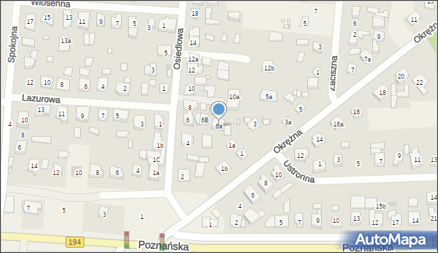 Jerzykowo, Osiedlowa, 6a, mapa Jerzykowo