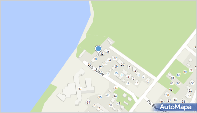 Jesiona, Osiedle Junior, 31, mapa Jesiona