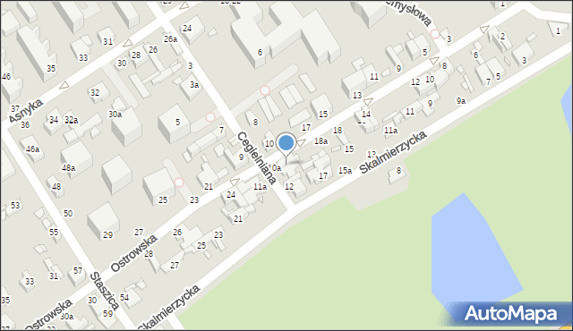 Kalisz, Ostrowska, 20, mapa Kalisza