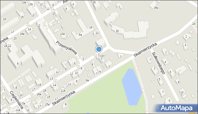 Kalisz, Ostrowska, 4, mapa Kalisza