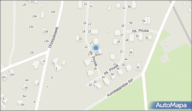 Kamień Pomorski, Osiedle Prusa Bolesława, 19, mapa Kamień Pomorski