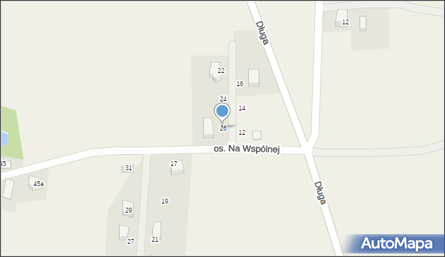 Kamienica Szlachecka, Osiedle Na Wspólnej, 26, mapa Kamienica Szlachecka