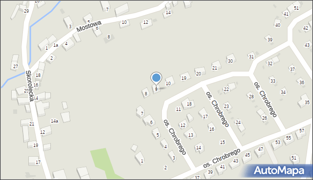 Kamieniec Ząbkowicki, Osiedle Króla Bolesława Chrobrego, 9, mapa Kamieniec Ząbkowicki